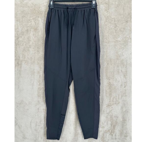Outdoor Voices Pants Women XS Black Track Jog Running Stretch Tapered Activewear - Picture 1 of 7
